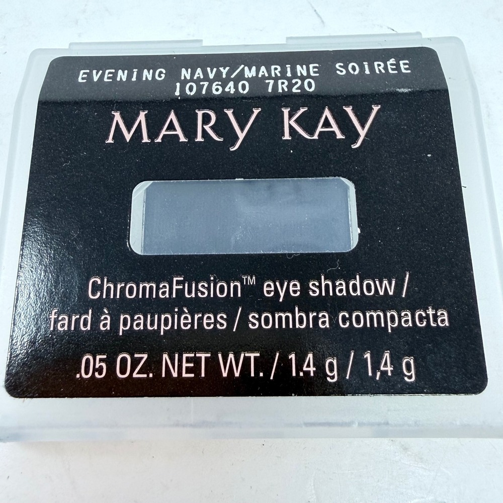 Mary Kay ChromaFusion Eyeshadow Evening Navy 107640 1.4g .05oz Makeup Blue